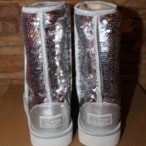 UGG SEQUIN SPARKLE Classic Boot NEW! - Picture 5 of 7